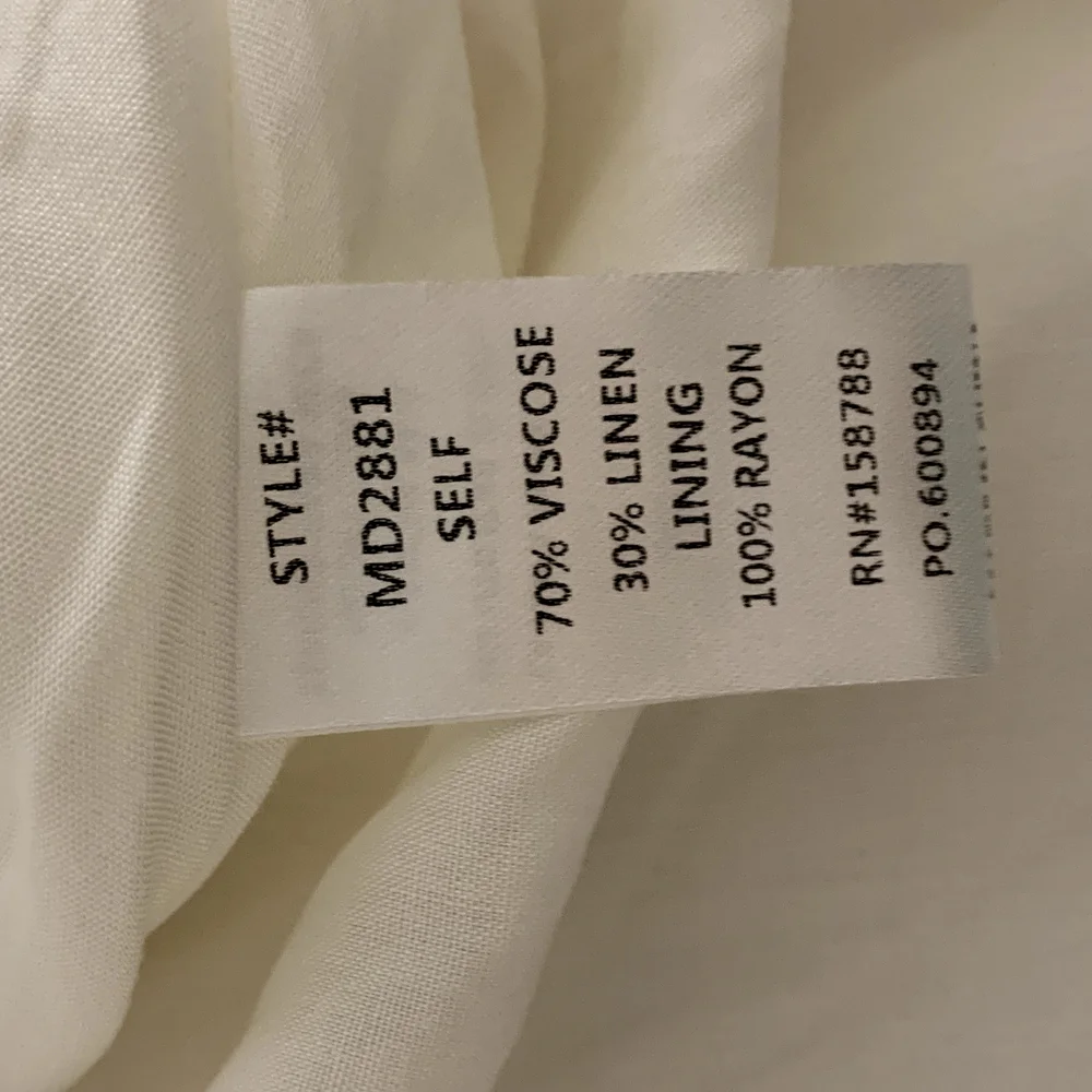 NWT MABLE ARIYA FRONT RIBBON TIED MINI Dress In OFF WHITE SZ L - Picture 10 of 16